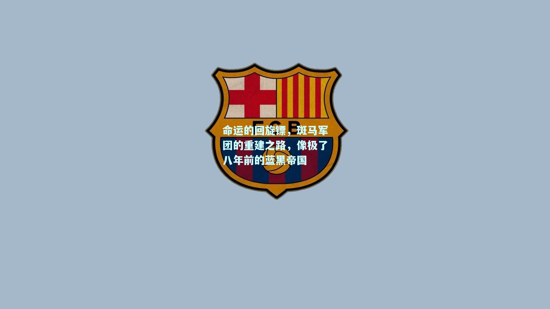 命运的回旋镖，斑马军团的重建之路，像极了八年前的蓝黑帝国